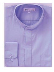Mens’ Mandarin Collar ( banded collar) Dress Shirt Cotton Blend Style SG01
