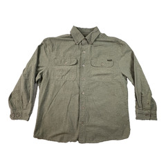 Stanley Men’s L Olive Outdoor/Workwear LS Button Up SEE DESCRIPTION
