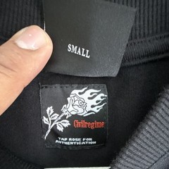 Civil Regime Graphic Logo Black Men’s Small Short Sleeve Crew Neck Tee