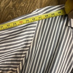 Brown & Brown Exclusive Private Label Men’s Custom Shirt Measurements In Photo.