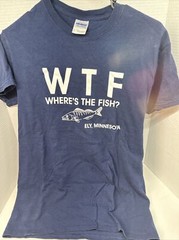 WTF T-Shirt Funny Fishing Where Is the Fish Tee Shirts Gift for Men