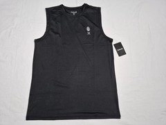 Hurley Mens Icon Sleeve less Sun Black Beach Summer Shirt Quick Dry UPF 50+