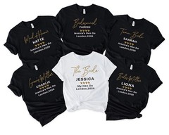 Custom Personalised Hen Party T shirts Team Bride Bride Tribe, Senorita