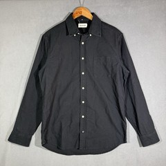 Taylor Stitch Utility Shirt Black Coal Sashiko Mens Size 40 Medium