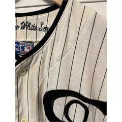 Vintage Starter Chicago White Sox pinstripe jersey from Cooperstown CollectionXL