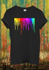 NHS Thank You Dripping Rainbow T Shirt Stay Safe Men Women Unisex Tee Top 2536
