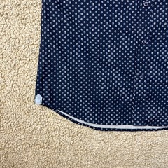 7Diamonds Button Up Shirt Men’s Small Navy Blue 4 Way Stretch Short Sleeve