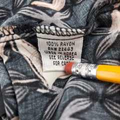 Vintage Quiksilver Silver Edition Hawaiian Shirt Mens Large Black Button Up S/S