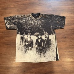 Vintage The Beatles Shirt 1995 Men’s XL AOP All Over Print Tour Shirt Rare VTG