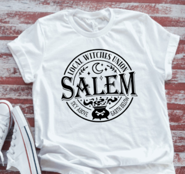 Salem, Local Witches, Union, Halloween, White, Short Sleeve T-shirt