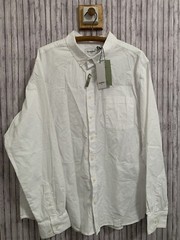 Goodfellow Co Shirt Mens XXL White New Brushed Cotton Standard Fit (shi1403W)