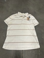 Aeropostale Authentic Fit Striped Polo Shirt with Shield Graphic Men’s Size XL