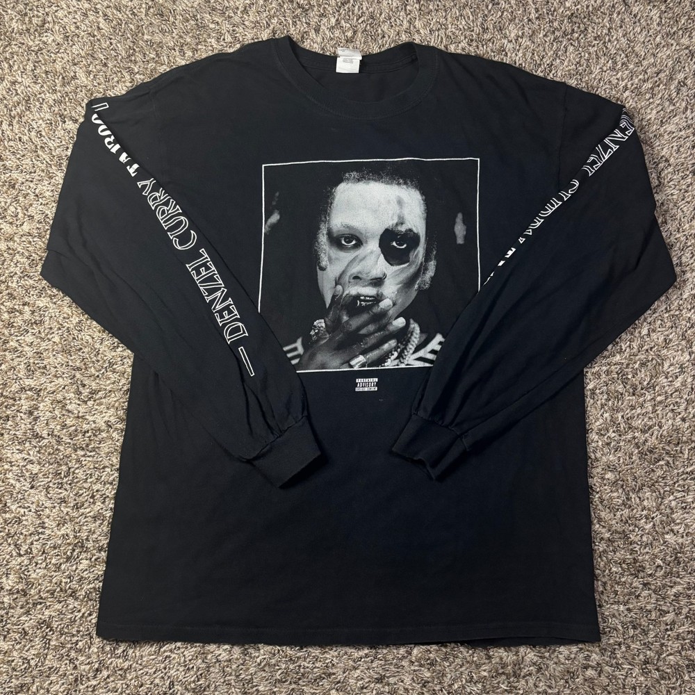 Denzel Curry Ta13oo Carol City Taboo Long Sleeve T Shirt Adult L RAP TEE Merch