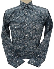 Legend or Lies Earp Men’s Snap Western Paisley Western Shirt – 40BD42FM