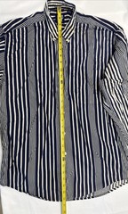 Vintage 90’s Size MEDIUM Men’s GAP Button Up Shirt Blue White *see description*