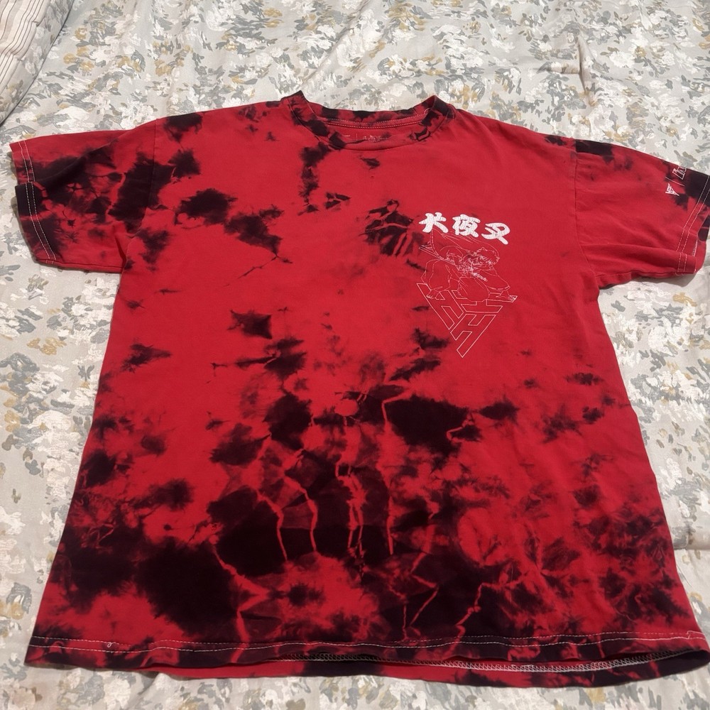 Inuyasha T-Shirt Tie-Dye Pattern Hypland Anime T