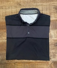 Anderson Ord Striped Performance Golf Polo