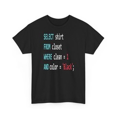 Programmer SQL Query Geek Database Coding Gift for Men Tee