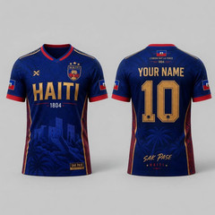 Haiti Soccer Jersey Shirt, Haitian Soccer Jersey Supporter T-Shirt