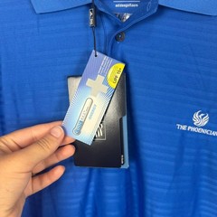 2010 Adidas ClimaCool Golf Polo Shirt Blue The Phoenician Relaxed Fit Mens XL