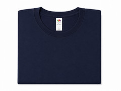 Fruit of the Loom 5-Pack T-Shirts Size L – 2 black, 2 navy, 1 red