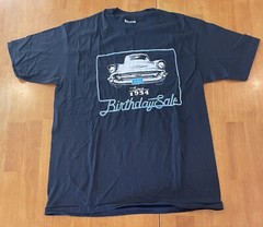 Vintage 80s Bobs Discount Furniture T Shirt Birthday Sale Car Fits Large