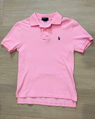 Polo Ralph Lauren Men’s Pink Solid Logo Embroidered Short Sleeve Polo Shirt S