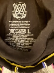 WWE Trish Stratus T-Shirt Mens Large Black Crew Neck 2018 Nerds Tee WWF