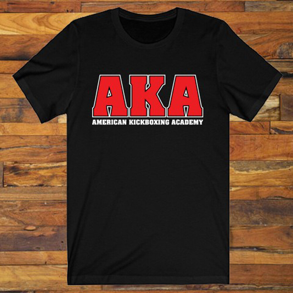 New AKA American Kickboxing Academy MMA Gym Men’s Black T-Shirt S to 5XL