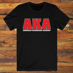 New AKA American Kickboxing Academy MMA Gym Men’s Black T-Shirt S to 5XL