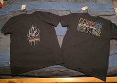 Billabong Big & Tall size 1X T-shirt Lot of 2 Black.