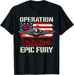 Operation Epic Fury American Flag T-Shirt