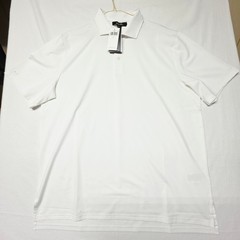 RLX Ralph Lauren Polo Shirt Men’s Large White Short Sleeve Wicking Stretch Golf