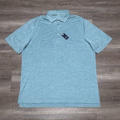 Johnnie O Featherweight Huronn Polo Shirt Green Grass Men’s Size 1XLT XL TALL