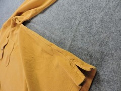Duluth Trading Mens Large Ribbed Waffle Henley Reach Gussets Shirt Heavyweight