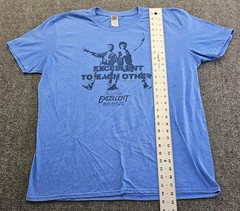Bill & Teds Excellent Adventure Be to Each Other Blue Gildan T-shirt Men’s XL