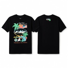Racing Torrance California Double Sided Retro Motocross Beach T-Shirt Tee