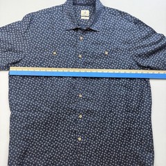 Johnnie-O Hangin Out Men’s XL Navy Paisley Short Sleeve Button Up Shirt