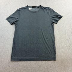 Theory Shirt Mens Small Blue Short Sleeve Crewneck Solid Tee Casual Adult