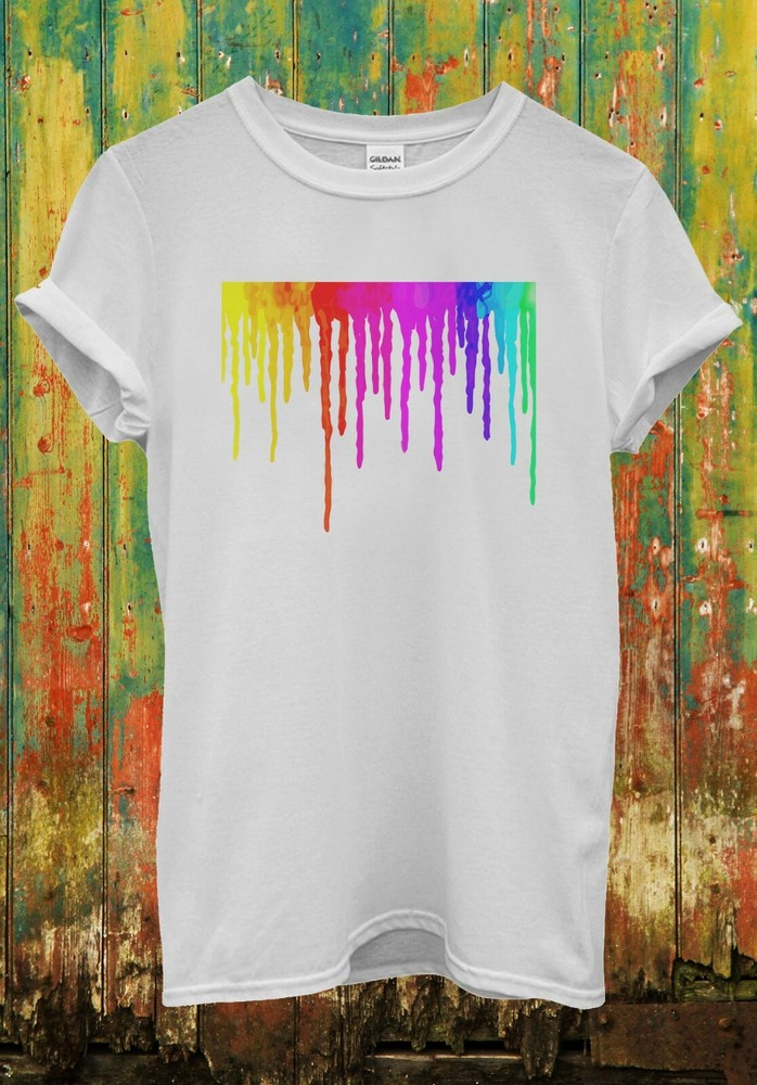 NHS Thank You Dripping Rainbow T Shirt Stay Safe Men Women Unisex Tee Top 2536