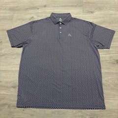 Rhoback “The Sit” Dog Tennis Ball Men’s Performance Polo Golf Shirt – Size XXXL