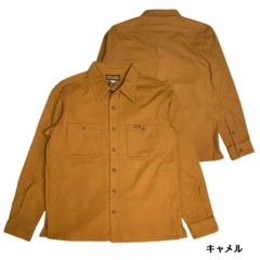 IRON HEART IHSH-423 13oz Oxford Overwork Shirt Camel Ivory XS-XL size New