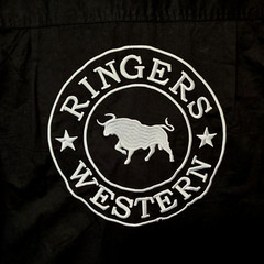 Ringers Western Shirt XS The Hawkeye Oversize Australia Black Embroidered Work
