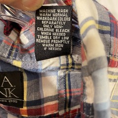 Patchwork Men Shirt Size M Madras Plaid Short Sleeve Weekend Summer Casual