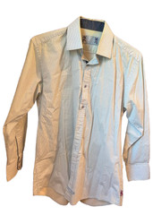 English Laundry Men’s Size M Embroidered Dress Shirt Long Sleeve Button Down