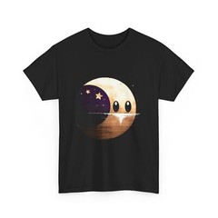 Magical Moon T-Shirt | Mens Space Moon Shirt | Moon Reflected Shirt