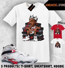 Shirt Matching AJ 8 Bugs Bunny 2025 To Match Sneaker MJ Sneakerhead King T-Shirt