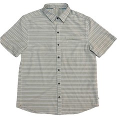 Cotopaxi Men’s Medium Striped Cambio Short Sleeve Button Up Shirt