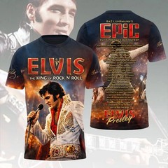 Elvis Presley T-Shirt Unisex Full Size Tee