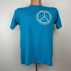 Vintage 1989 Woodstock Music Festival T-Shirt Peace Love 20th Anniversary 1980s